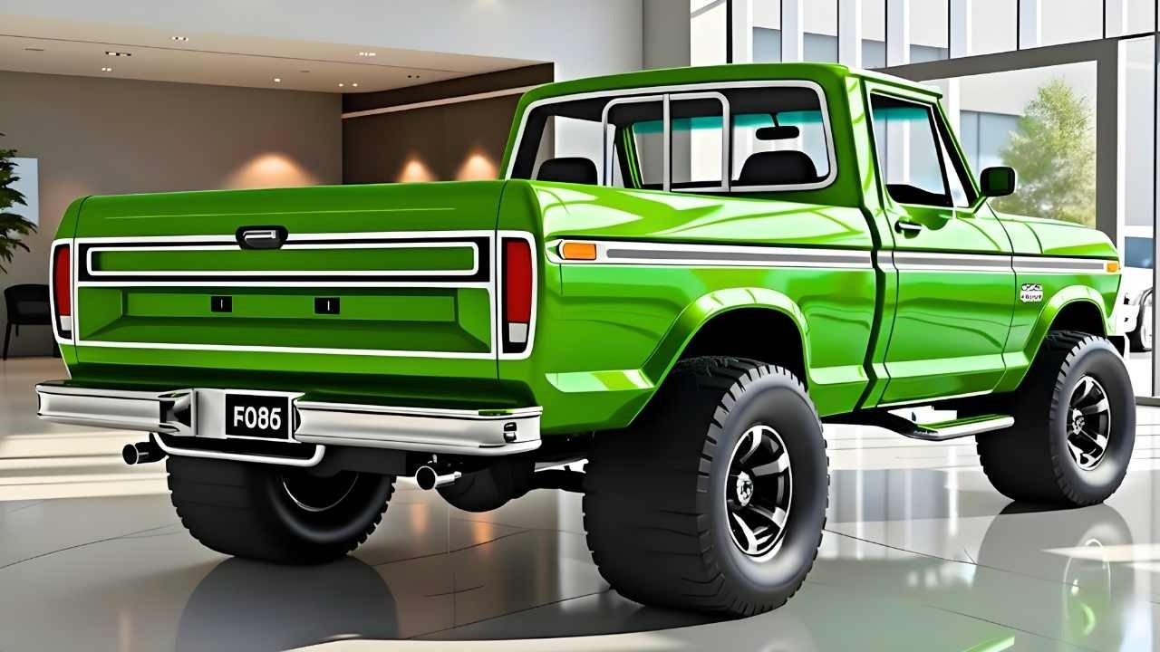 2026 Ford F-100 Returns With Retro Design, Hybrid Power, Advanced Tech and Strong Full-Size Pickup Capability